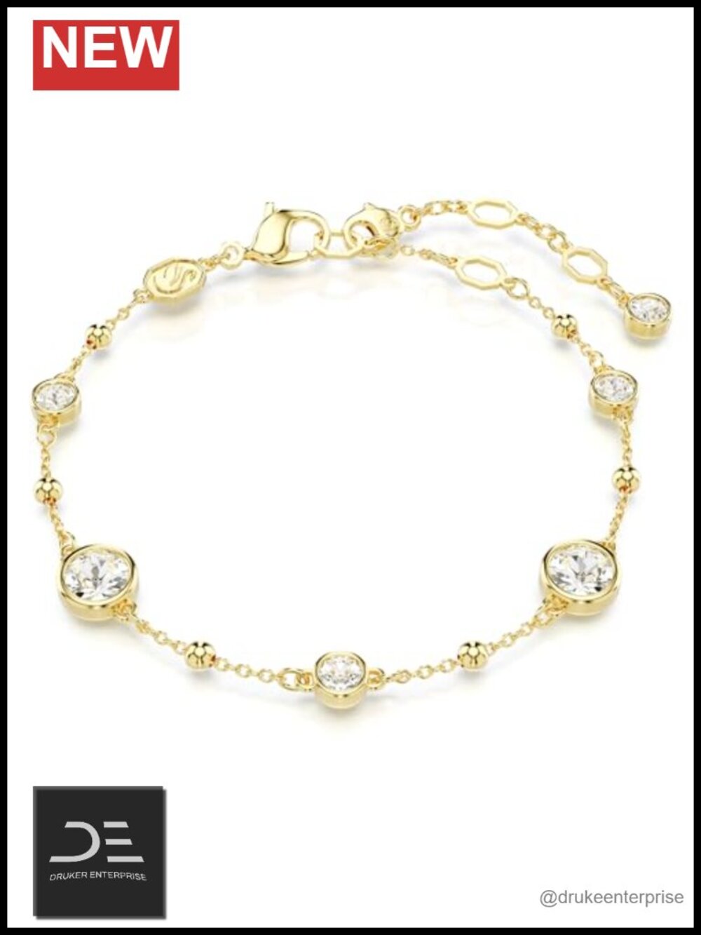 Swarovski Imber Crystal Gold Bracelet w/ Box